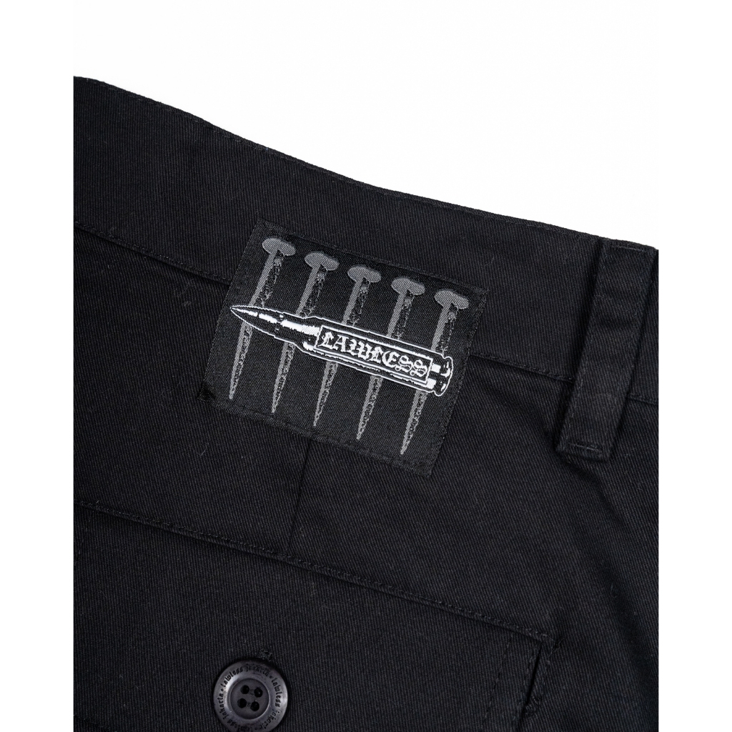 Lawless Jakarta - Loadout Convretible Cargo Pants - Black