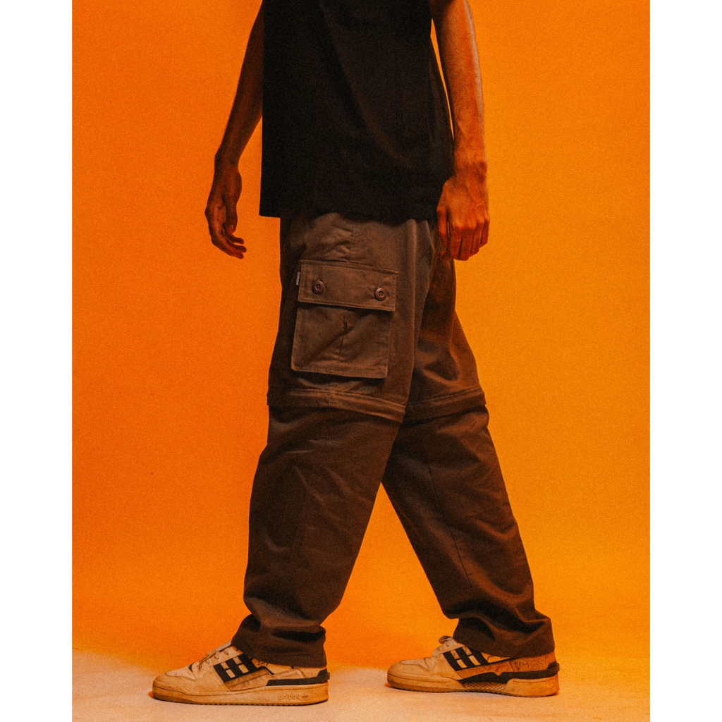 Lawless Jakarta - Loadout Convertible Cargo Pants - Grey