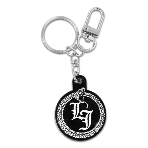 Image of Lawless Jakarta - Ouroboros Enamel Keychain - Black
