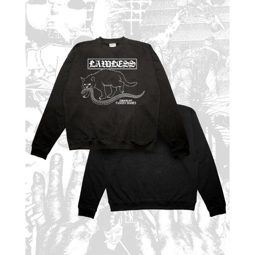Image of Lawless Jakarta - Silentium Serpentis Crewneck - Black