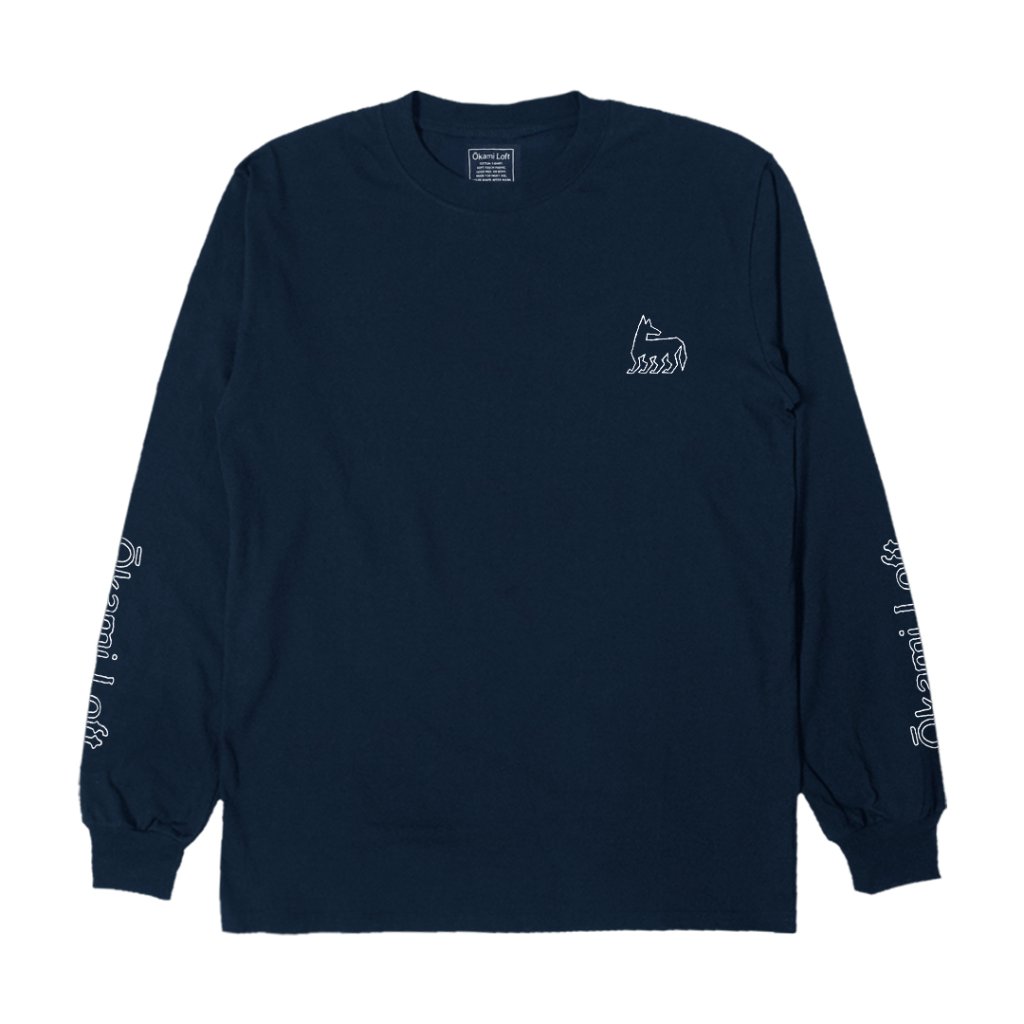 Okami - Sillhouete L/S - Navy