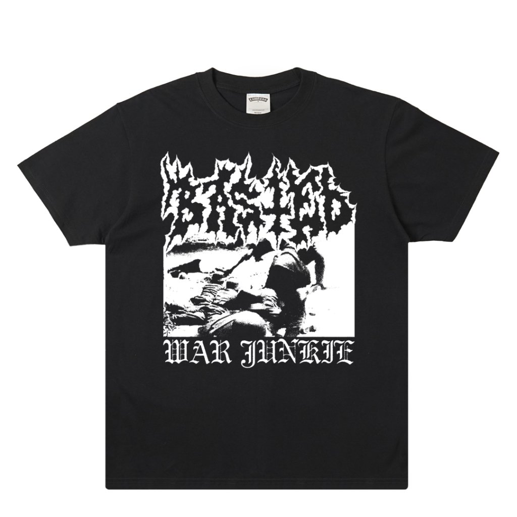 Lawless Jakarta Records - Basted - War Junkie T-shirt - Black