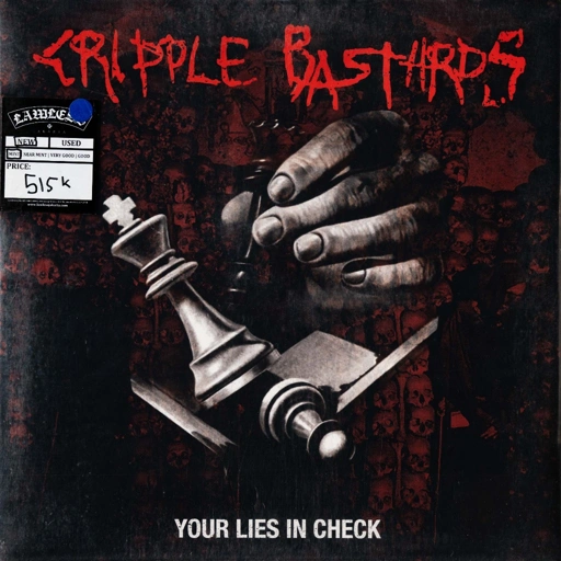 Image of Cripple Bastards - Your Lies In Check LP - Vinyl/ Piringan Hitam