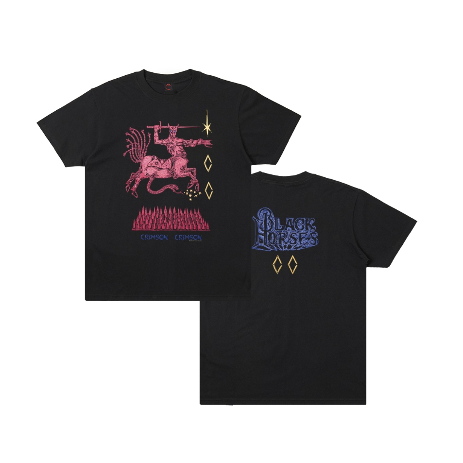 Black Horses - Centaurio T-shirt - Black