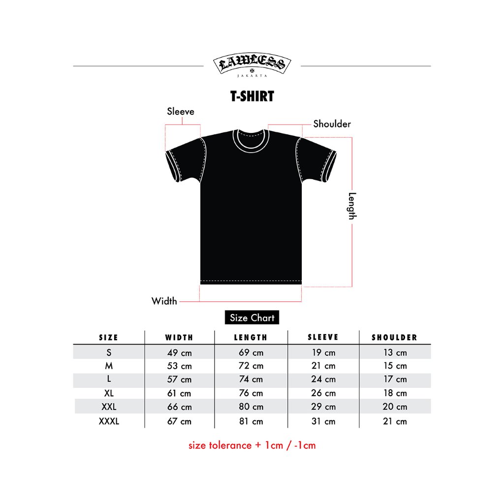 Lawless Jakarta - In Death We Trust T-shirt - Black