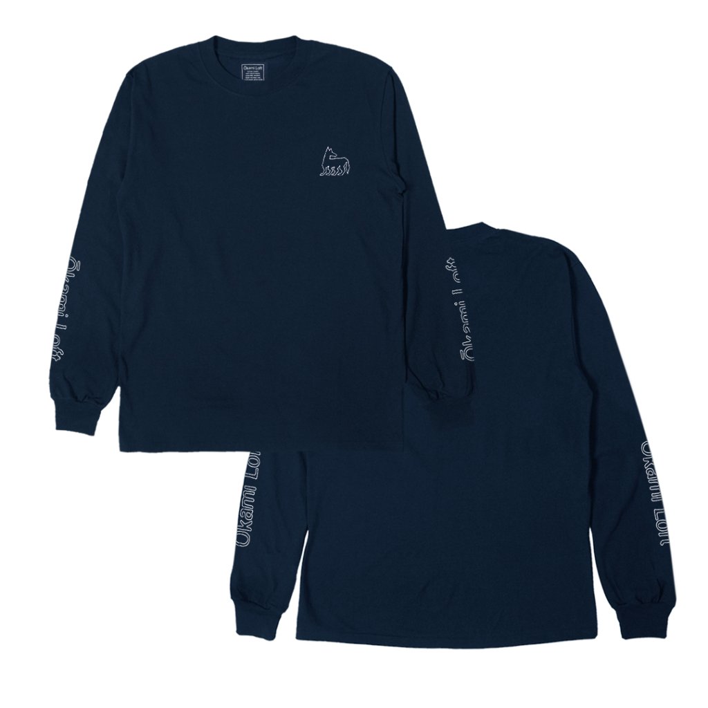 Okami - Sillhouete L/S - Navy