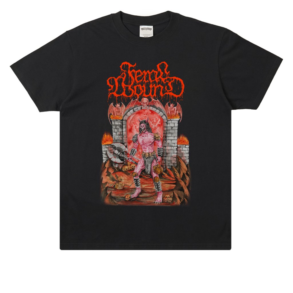 Lawless Jakarta Records - Feral Wound - Deathbringer T-shirt - Black