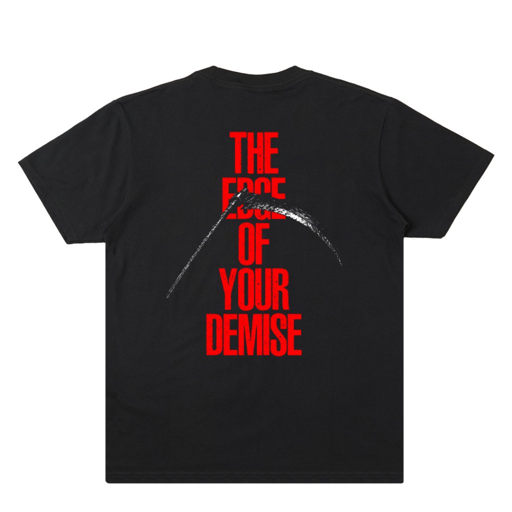Lawless Jakarta Records - World Domination - The Edge Of Your Demise T-shirt - Black