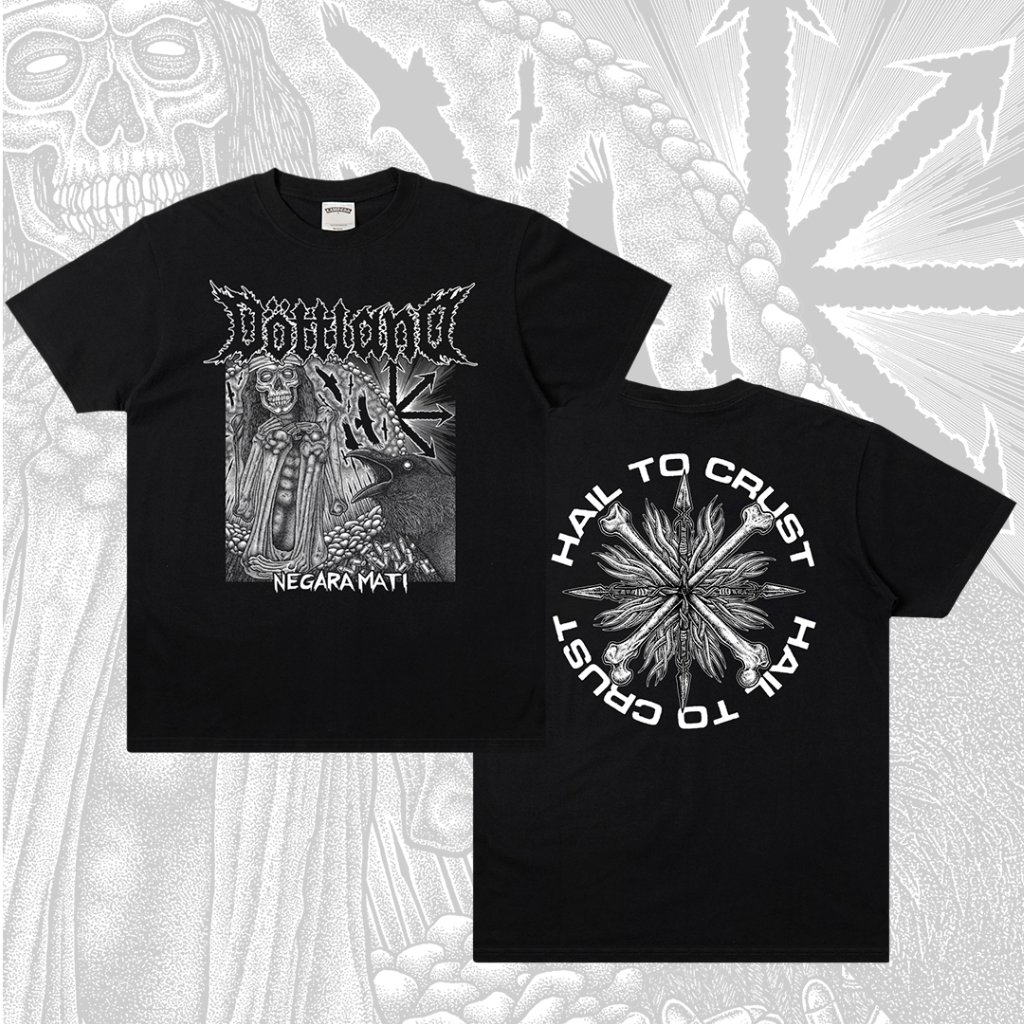 Lawless Jakarta Records - Dottland - Negara Mati T-shirt - Black