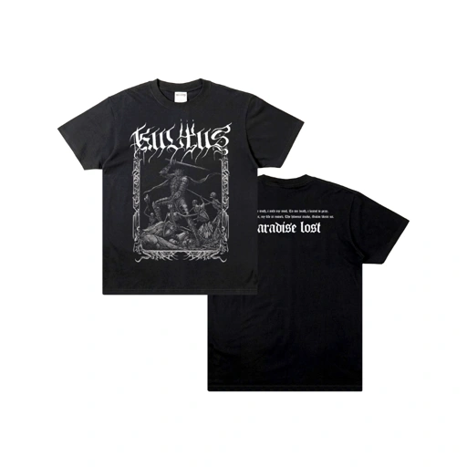 Image of Lawless Jakarta Records - Kultus - The Battle T-shirt - Black