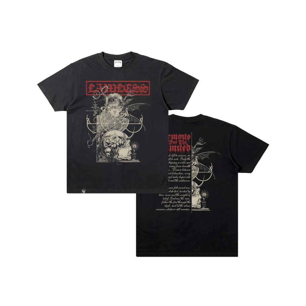 Lawless Jakarta - Sermons T-shirt - Black