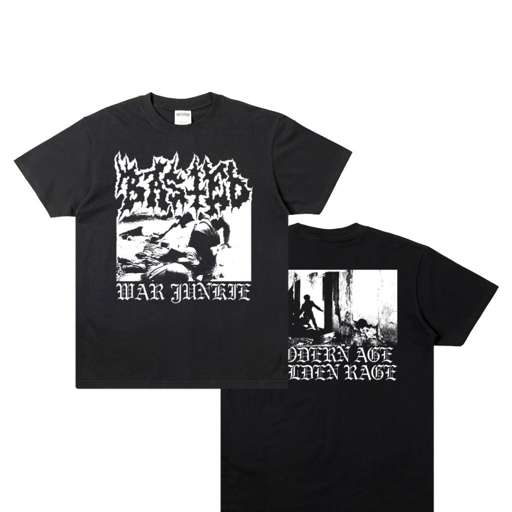 Lawless Jakarta Records - Basted - War Junkie T-shirt - Black