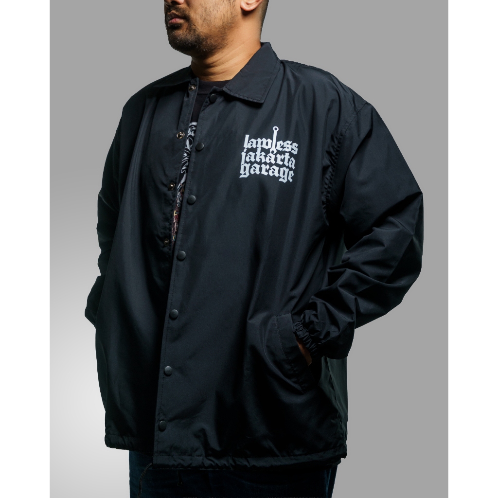 Lawless Jakarta Garage - Built It Windbreaker - Black