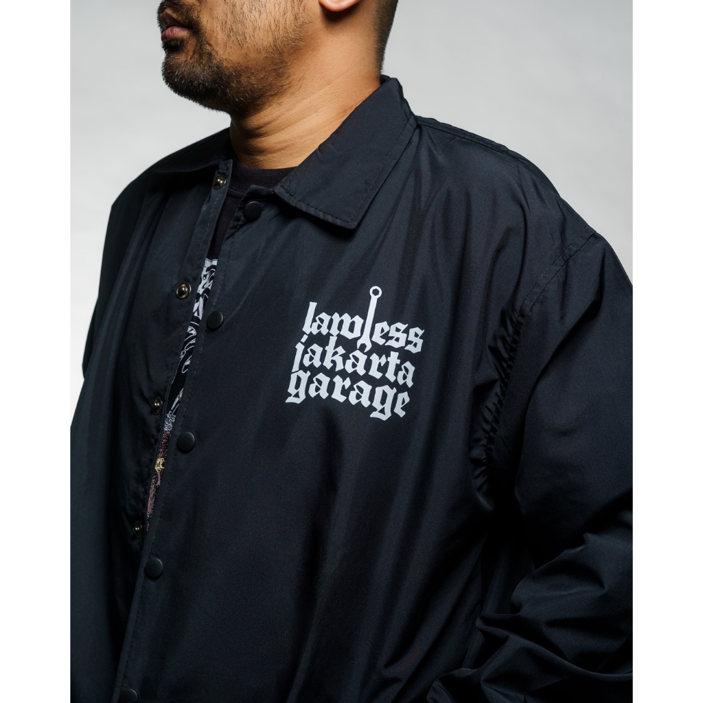 Lawless Jakarta Garage - Built It Windbreaker - Black