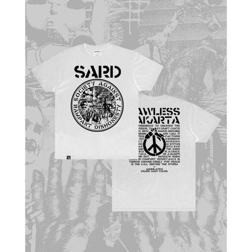 Image of Lawless Jakarta - Rampant Dishonesty T-shirt - White