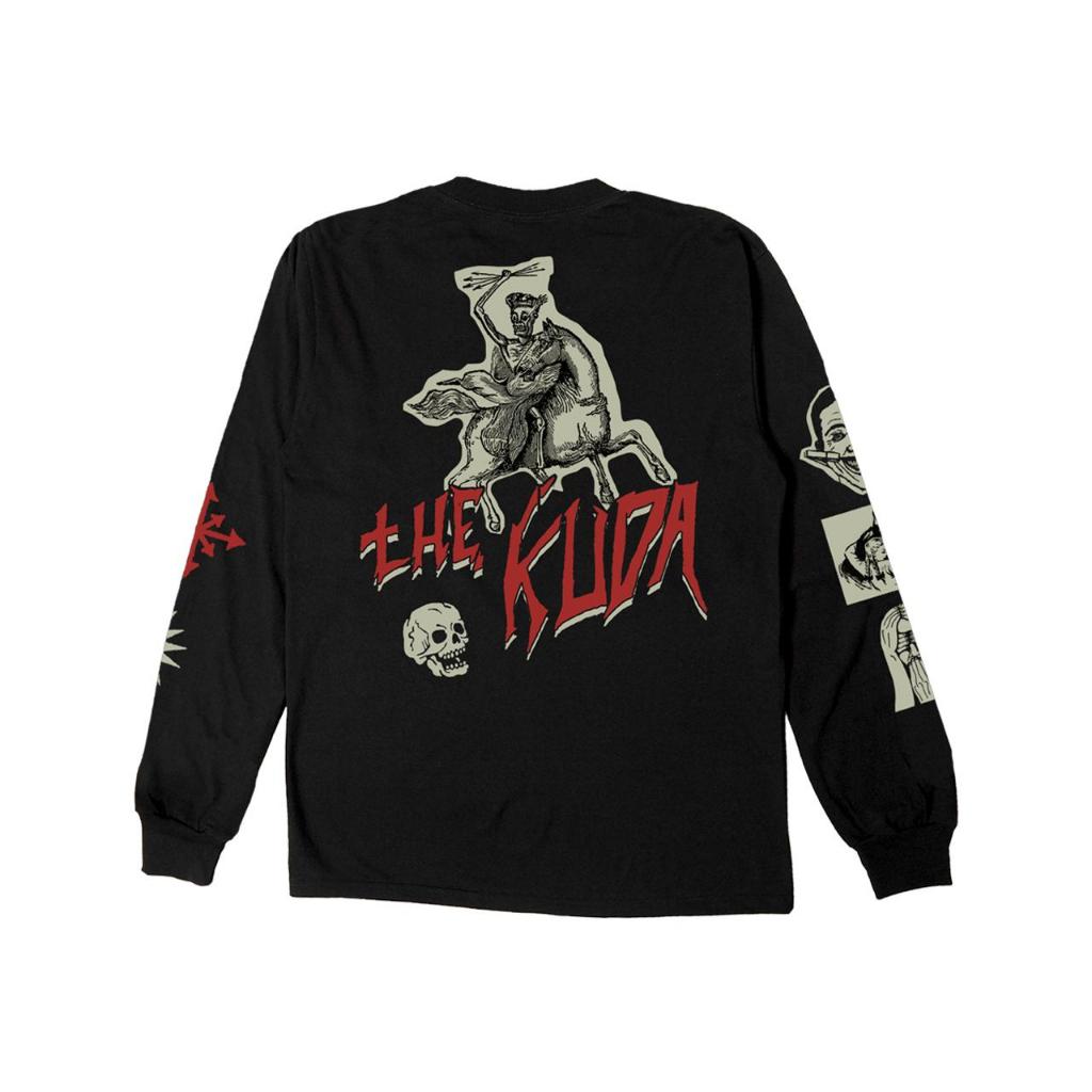 Lawless Jakarta Records - The Kuda - Pegasus Longsleeve - Black