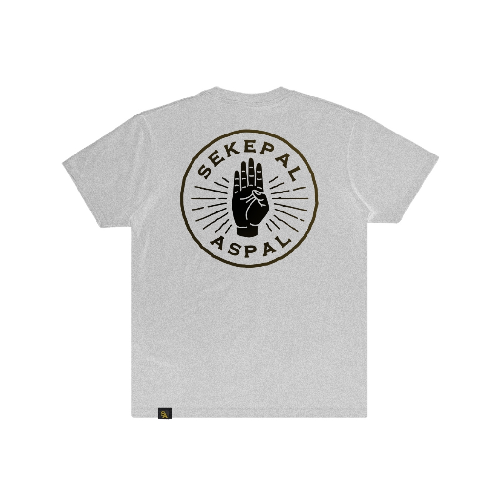 Sekepal Aspal - Radiantmark T-shirt - Misty Grey