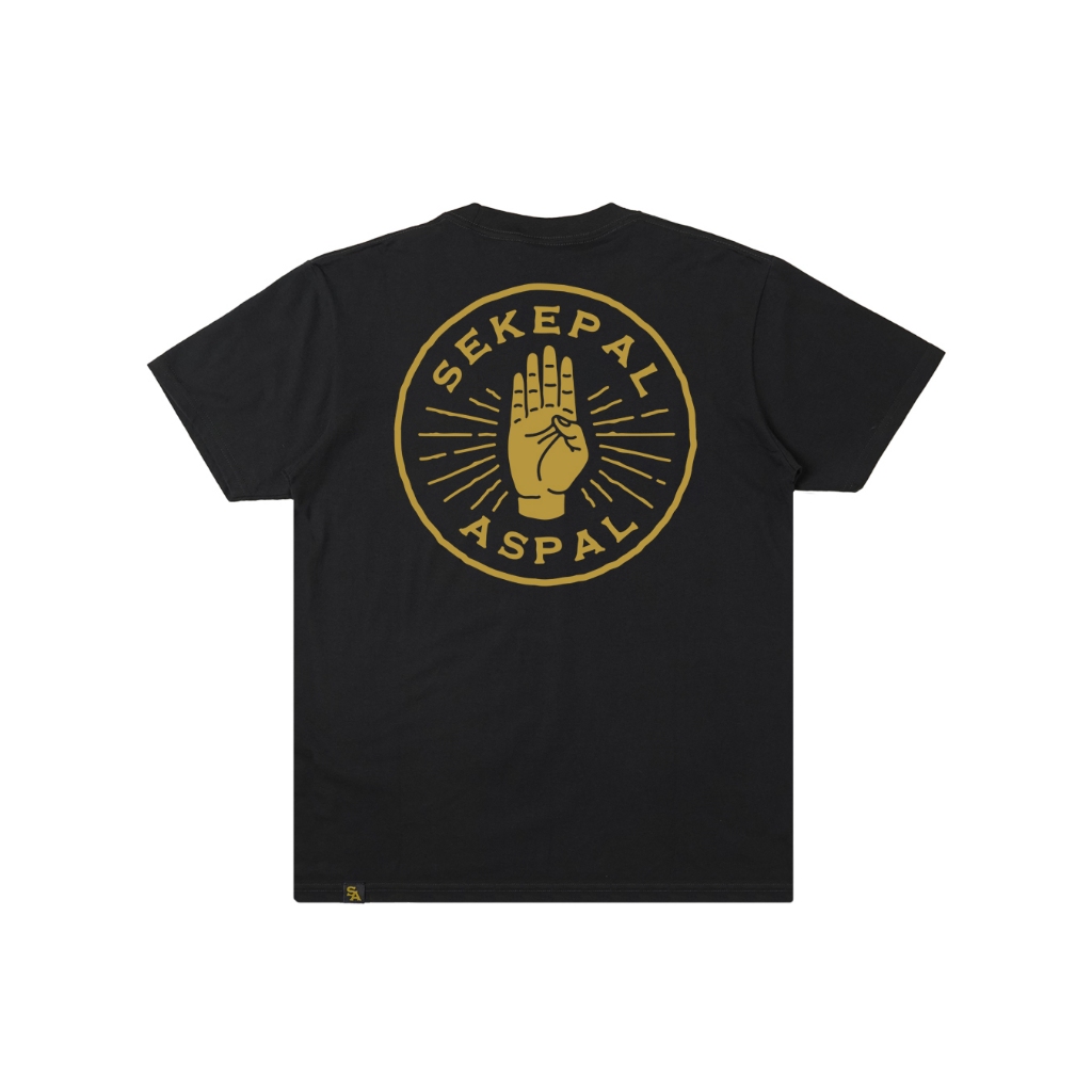 Sekepal Aspal - Goldstack T-shirt - Black