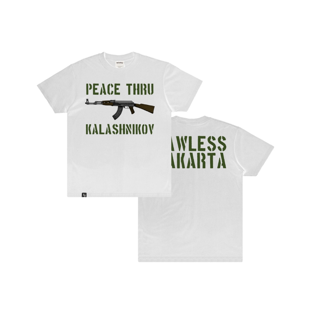 Lawless Jakarta - Kalashnikov T-shirt - White