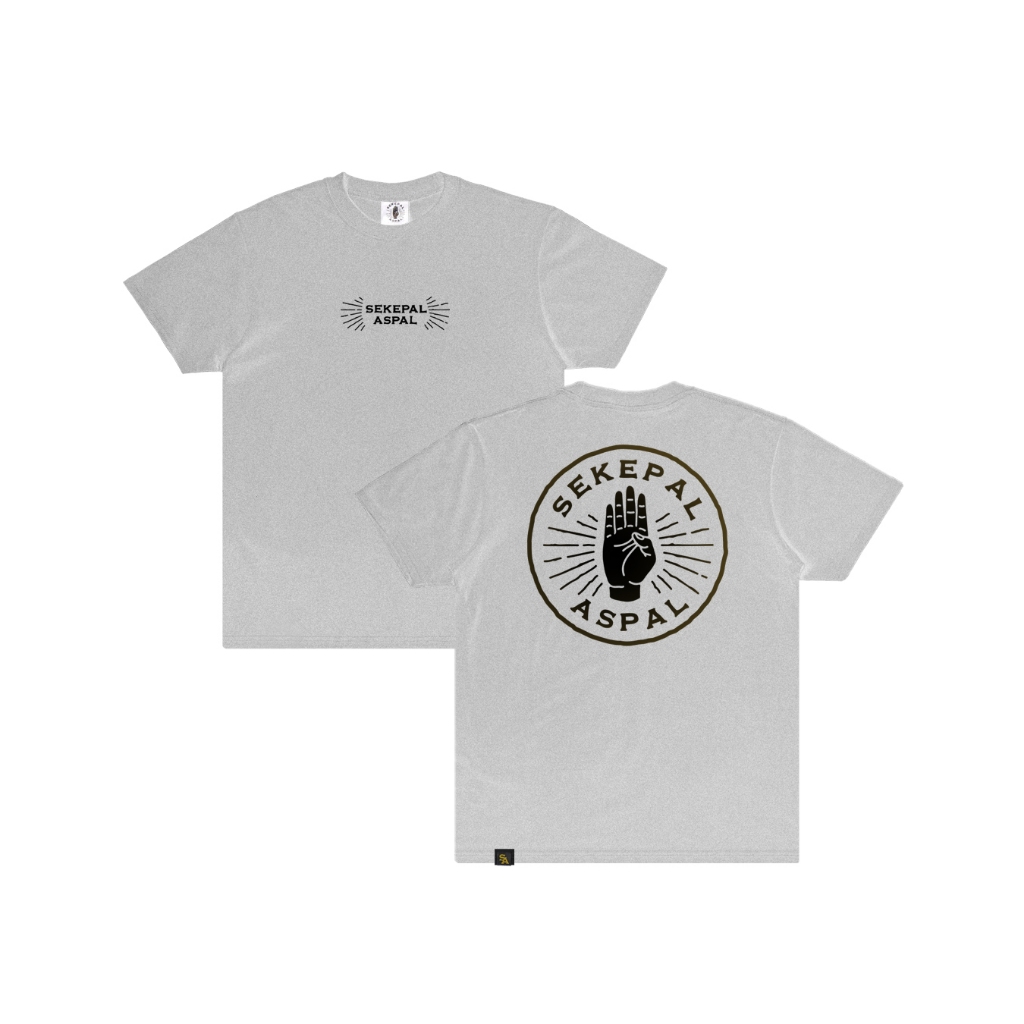 Sekepal Aspal - Radiantmark T-shirt - Misty Grey
