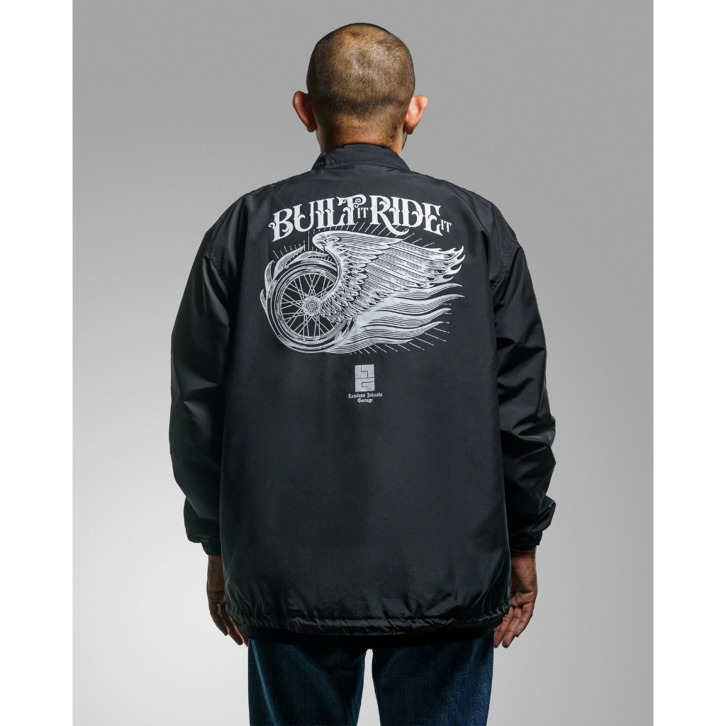 Lawless Jakarta Garage - Built It Windbreaker - Black