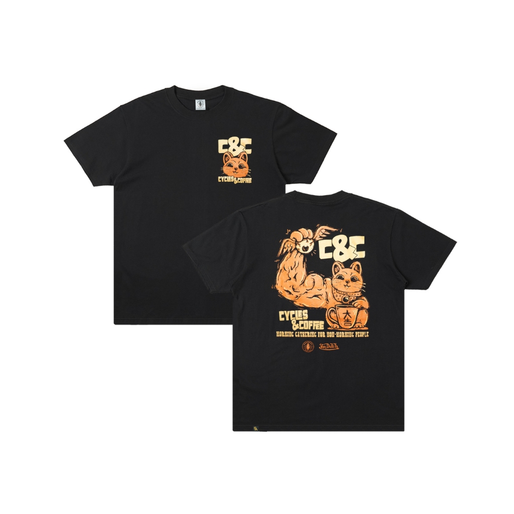 Sekepal Aspal - Cycles & Coffee #3 T-shirt - Black