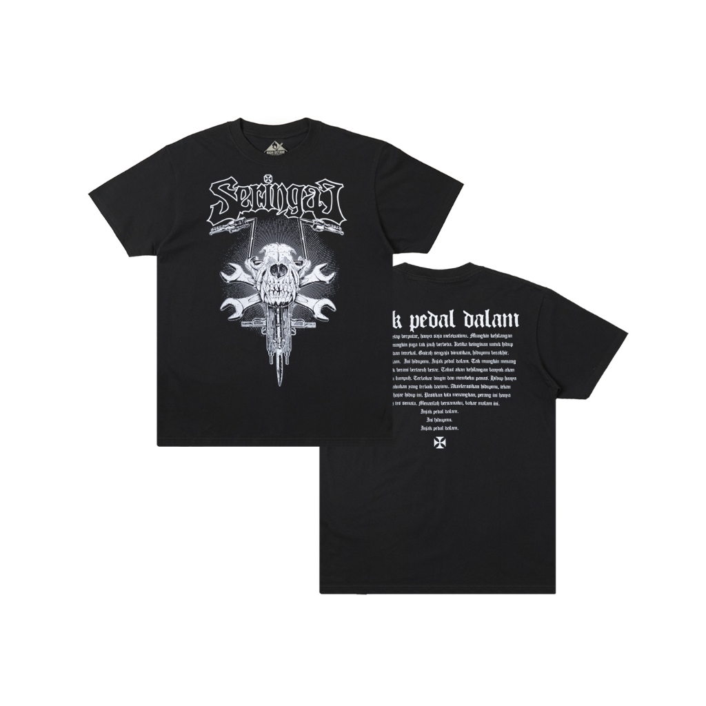 Seringai - Wolf Skull Riser T-Shirt - Black