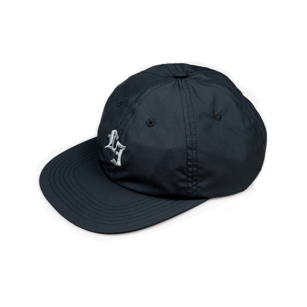 Lawless Jakarta - Initial Logo Outlaw Embroidered 6 Panel Cap - Black