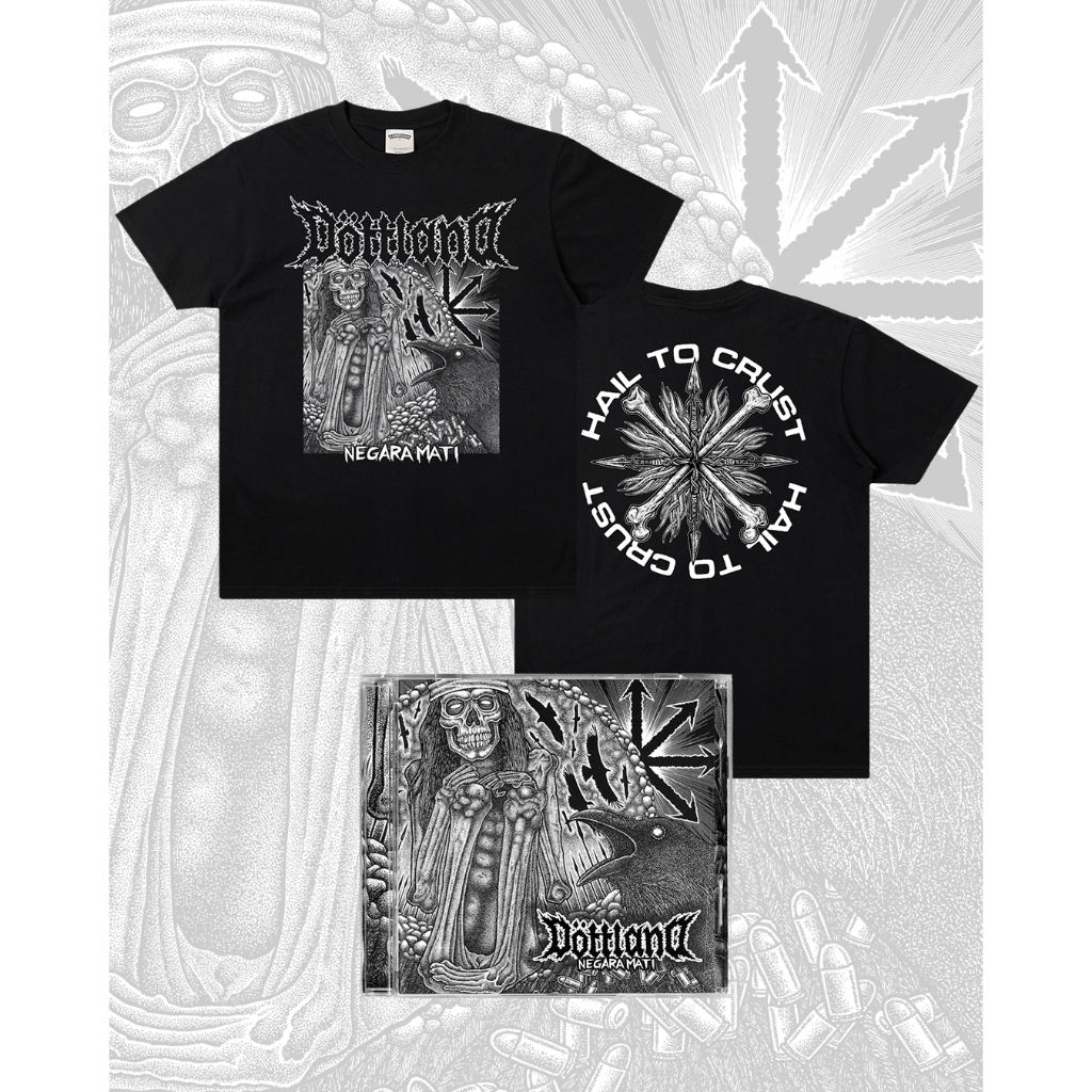 Lawless Jakarta Records - Dottland - Negara Mati T-shirt & CD - Bundle