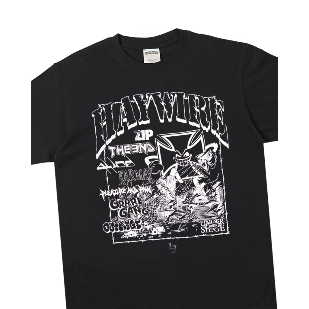 Lawless Jakarta Records - Haywire Live In Jakarta 2026 Tshirt - Black