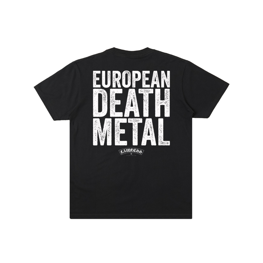 Lawless Jakarta - Listen To EDM Tshirt - Black