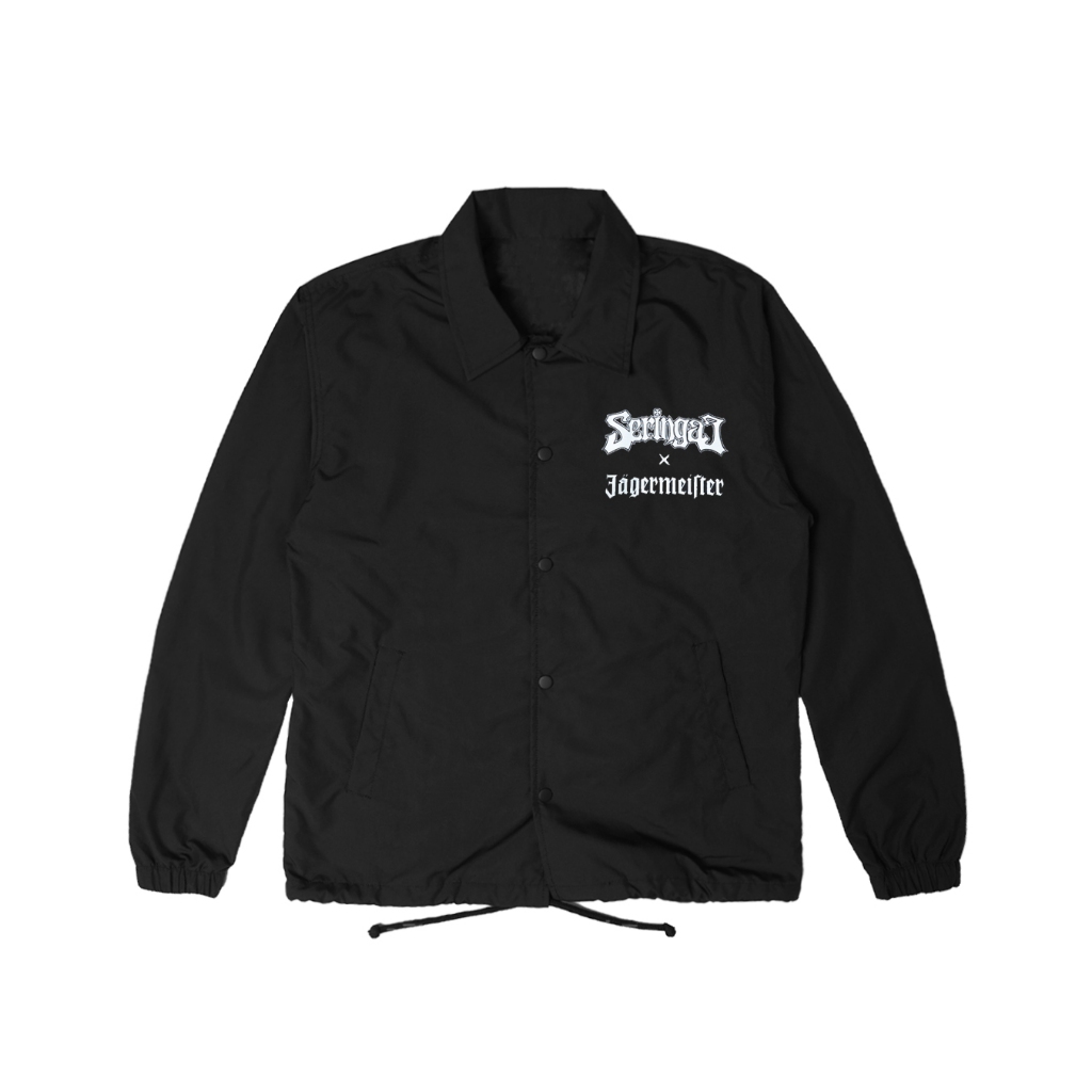 Seringai x Jager - Teiko No Okami Windbreaker - Black