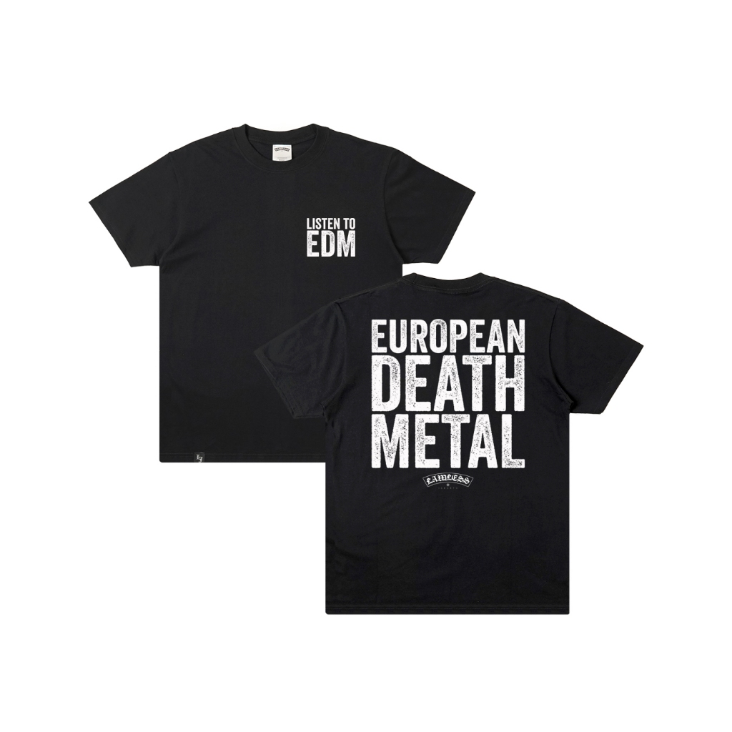 Lawless Jakarta - Listen To EDM Tshirt - Black