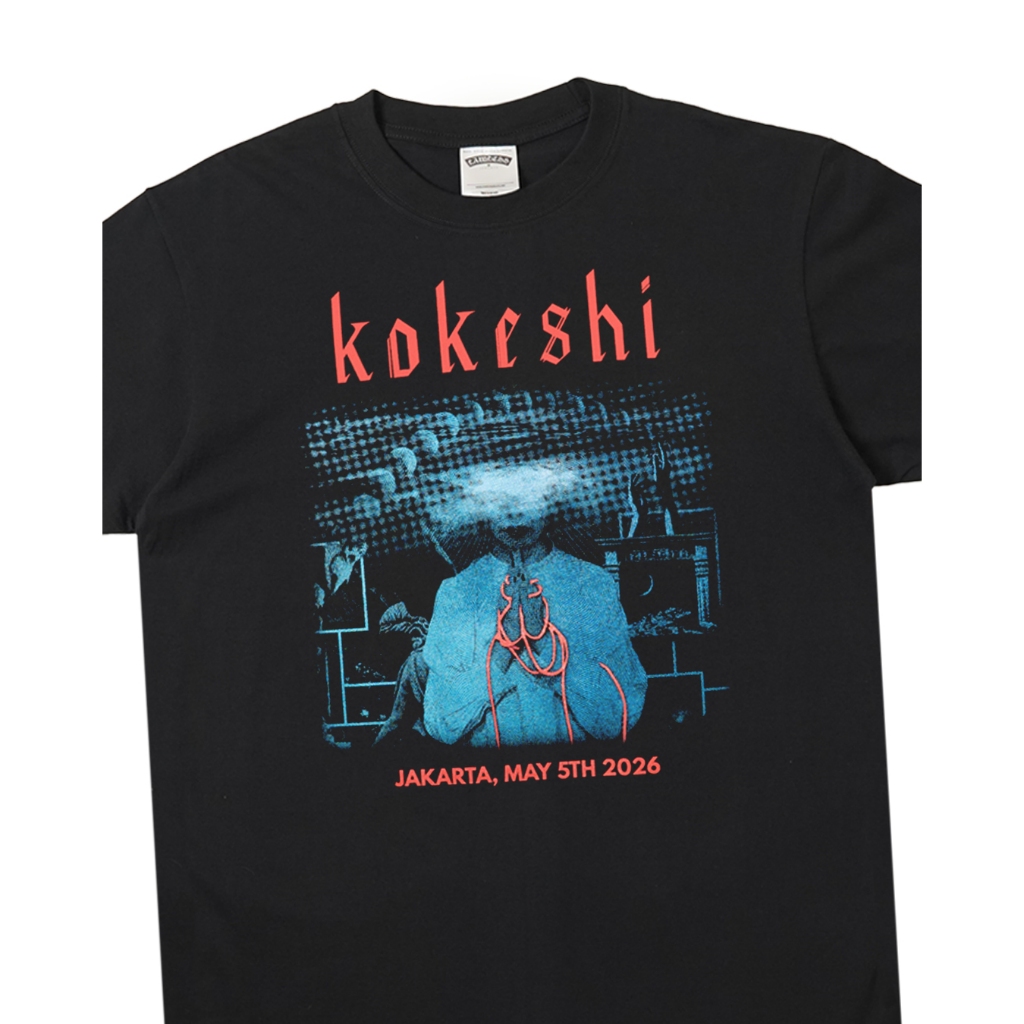 Lawless Jakarta Records - Kokeshi Live In Jakarta 2026 T-shirt - Black