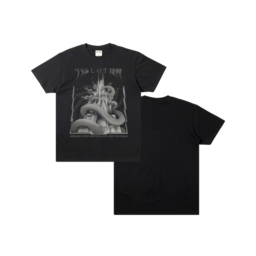 Lawless Jakarta Records - Ssslothhh - Serpentine T-shirt - Black