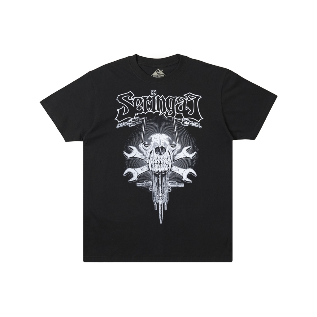 Seringai - Wolf Skull Riser T-Shirt - Black