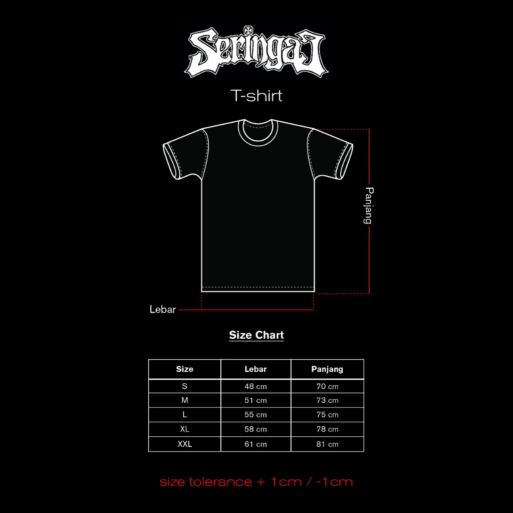 Seringai - Wolf Skull Riser T-Shirt - Black