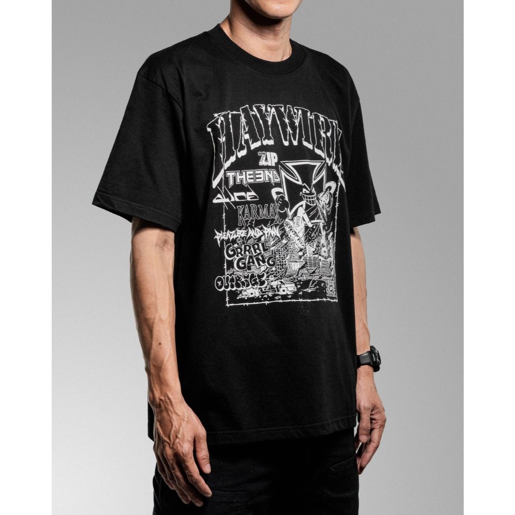 Lawless Jakarta Records - Haywire Live In Jakarta 2026 Tshirt - Black