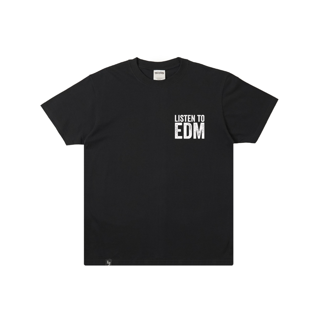 Lawless Jakarta - Listen To EDM Tshirt - Black