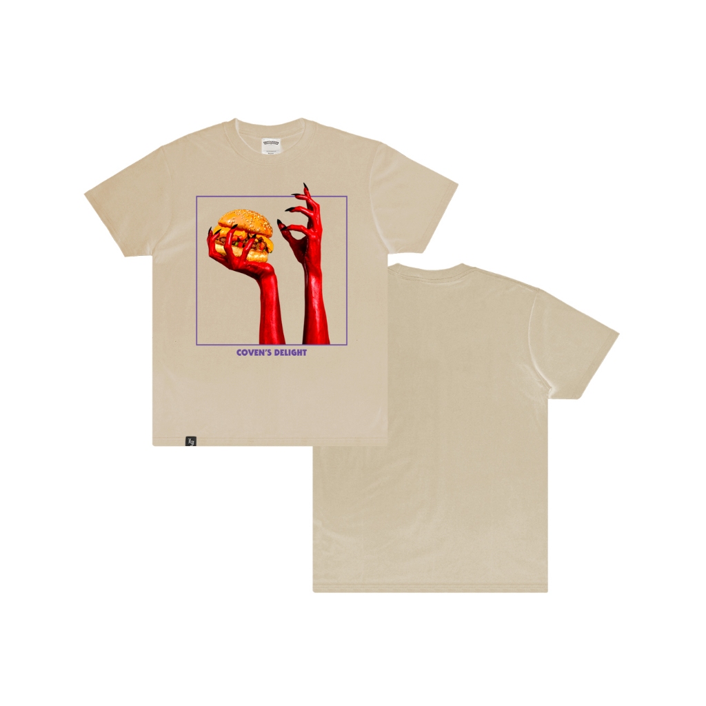 Lawless Burgerbar - Coven's Delight T-shirt - Cream