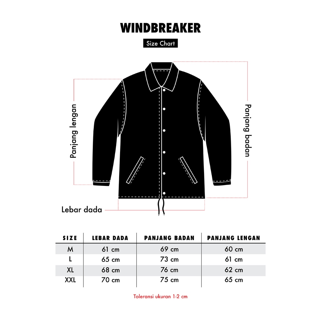 Seringai x Jager - Teiko No Okami Windbreaker - Black