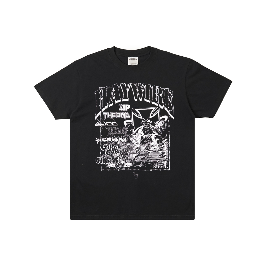 Lawless Jakarta Records - Haywire Live In Jakarta 2026 Tshirt - Black