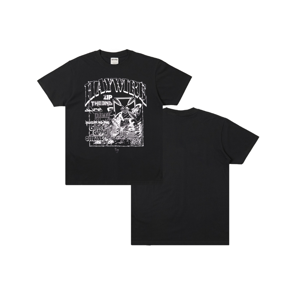 Lawless Jakarta Records - Haywire Live In Jakarta 2026 Tshirt - Black