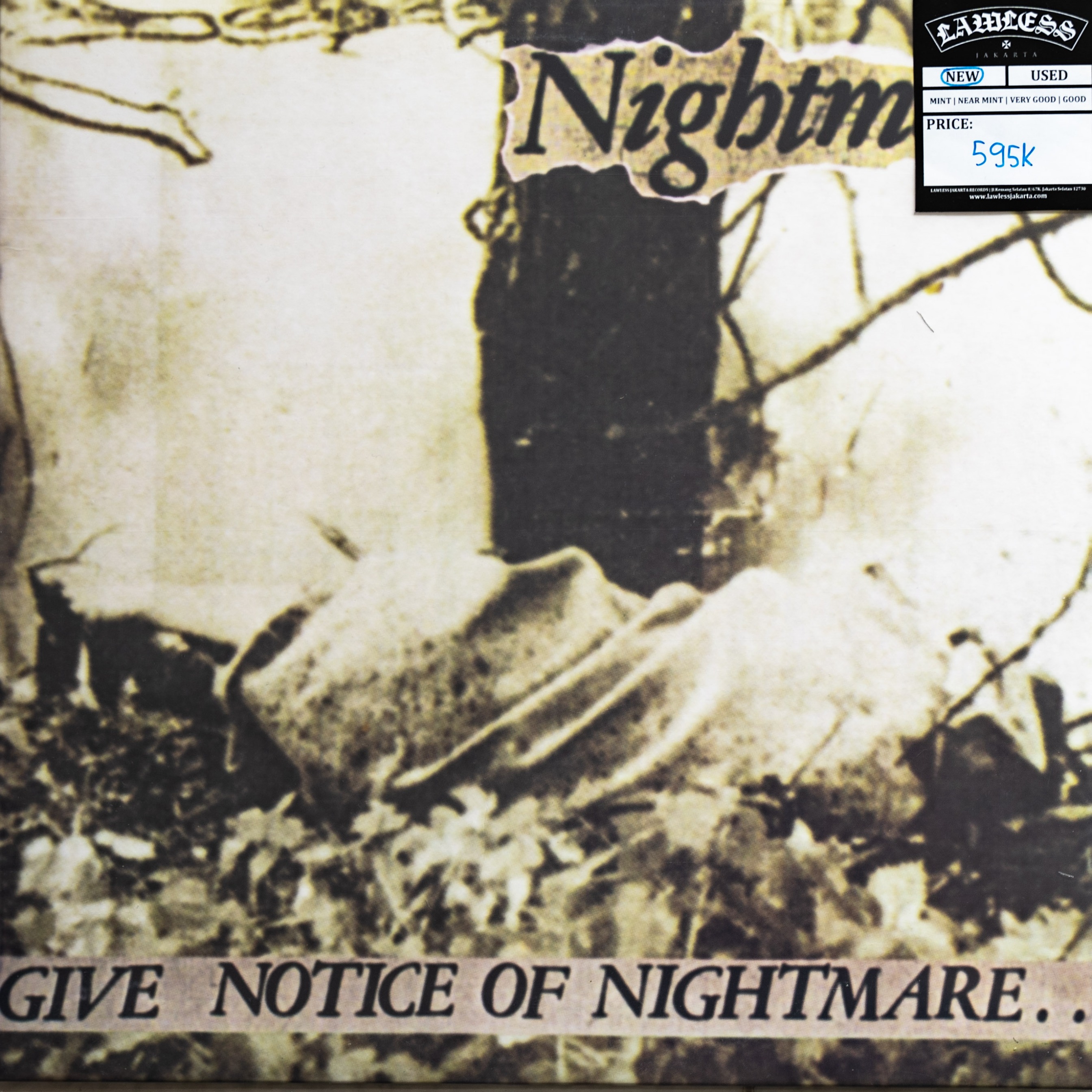 NIGHTMARE - Give Notice Of Nightmare LP - Vinyl