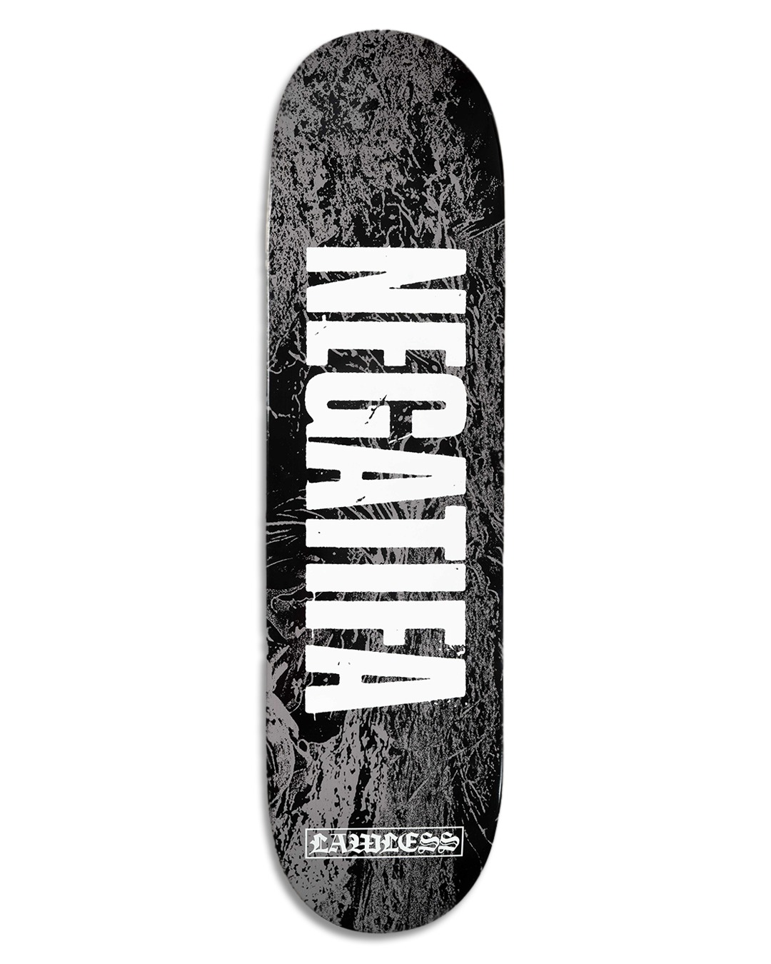 Lawless Jakarta Records - NEGATIFA - Logo Skateboard Deck