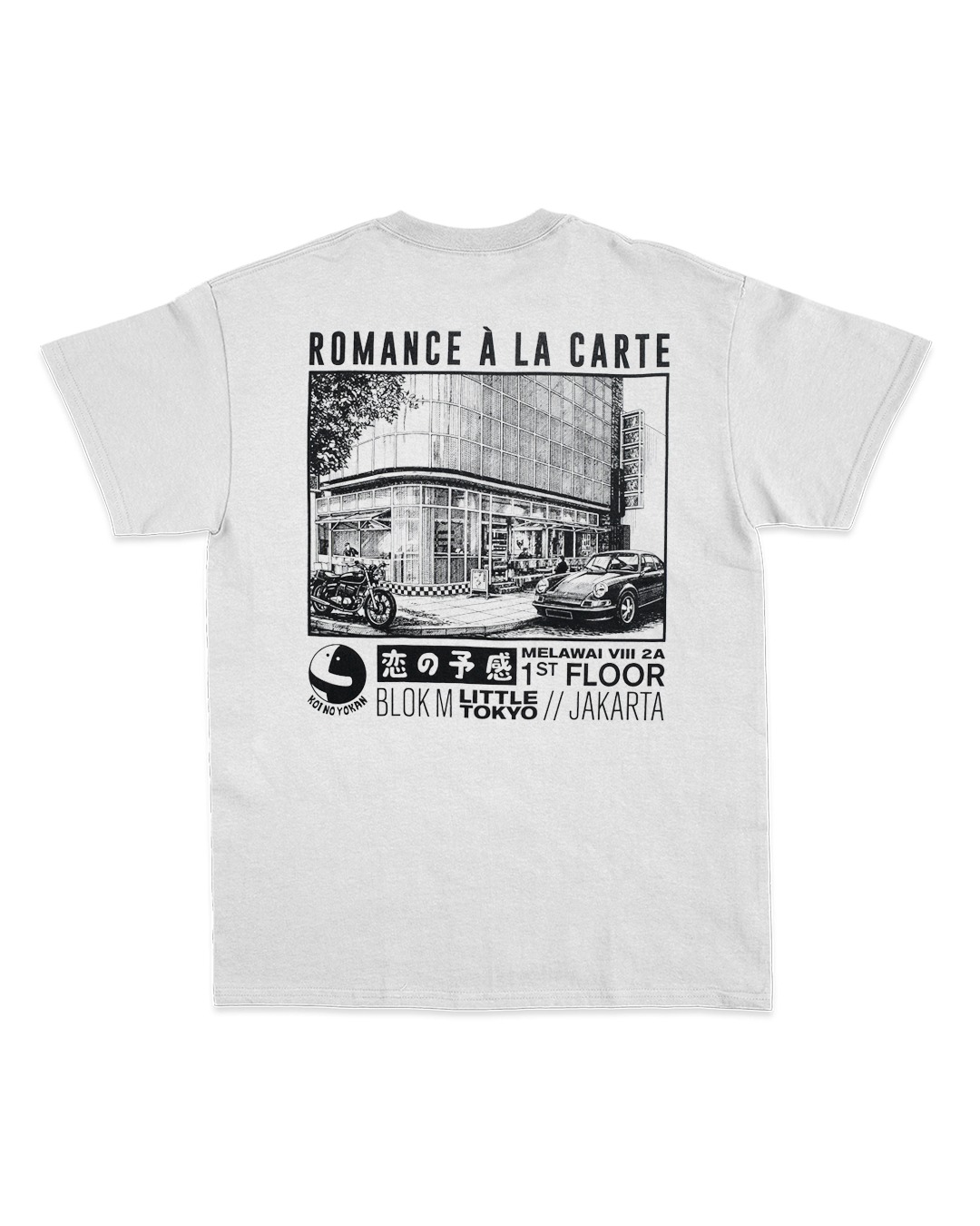 Koi No Yokan - Street Corner T-Shirt - White
