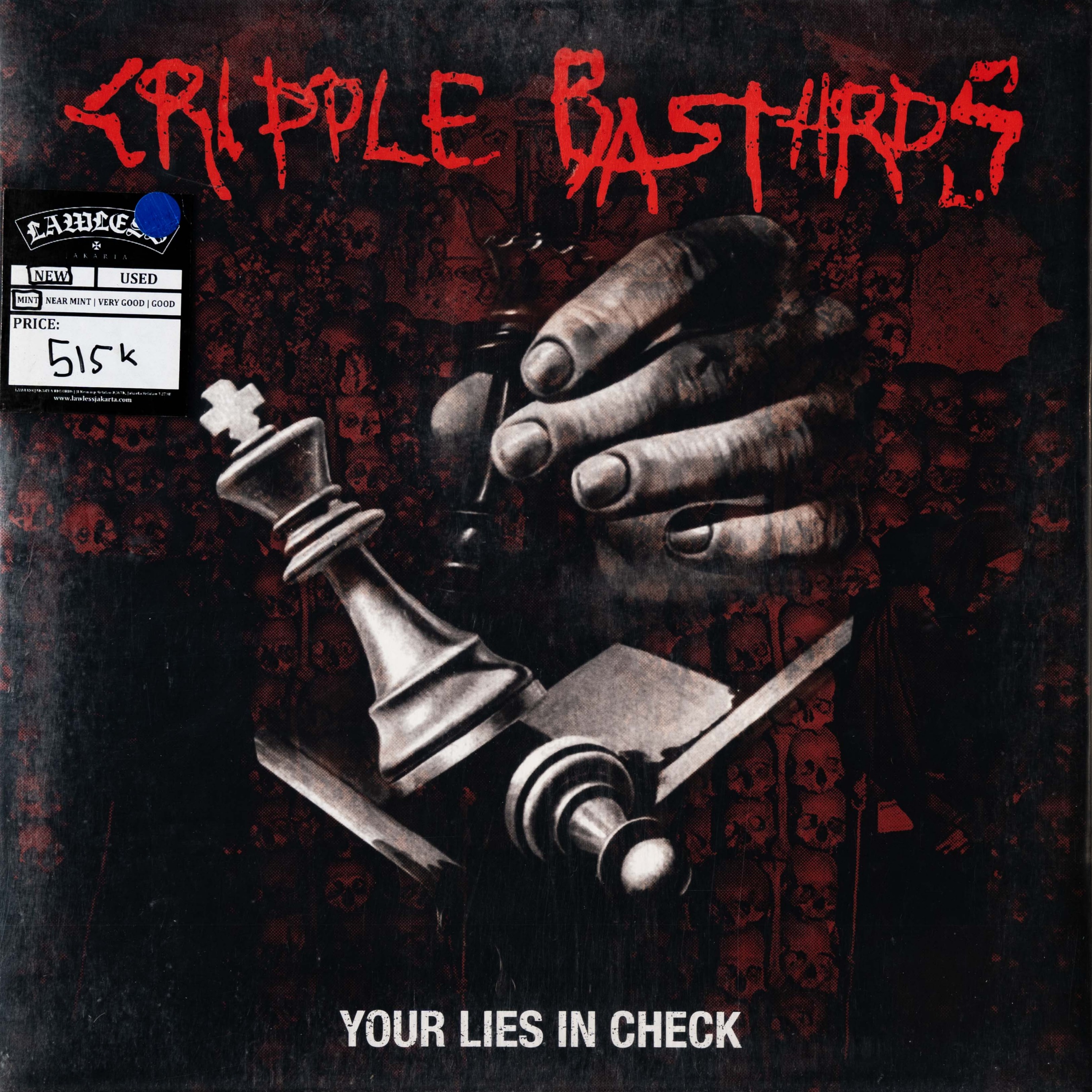 CRIPPLE BASTARDS - Your Lies In Check LP - Vinyl