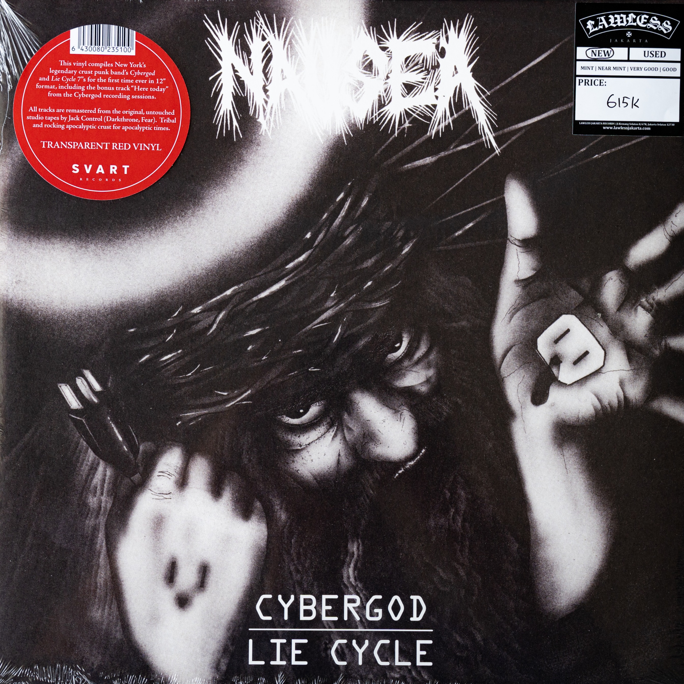 NAUSEA - Cyber God / Lie Cycle LP - Vinyl