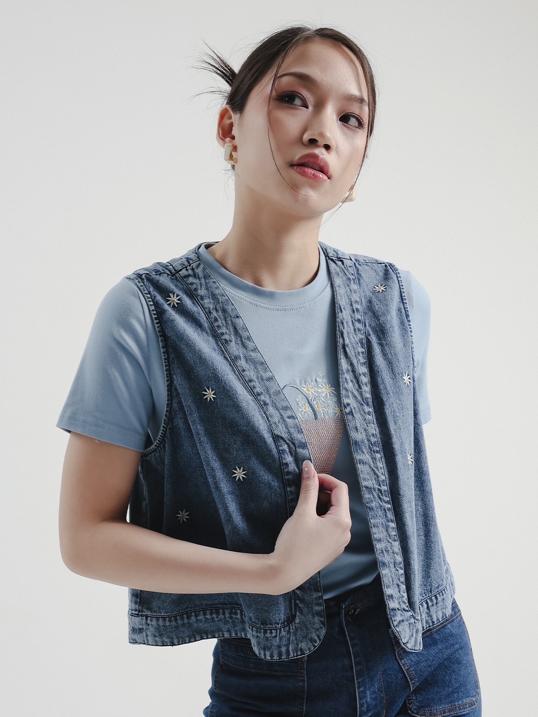 Lavine Denim Vest
