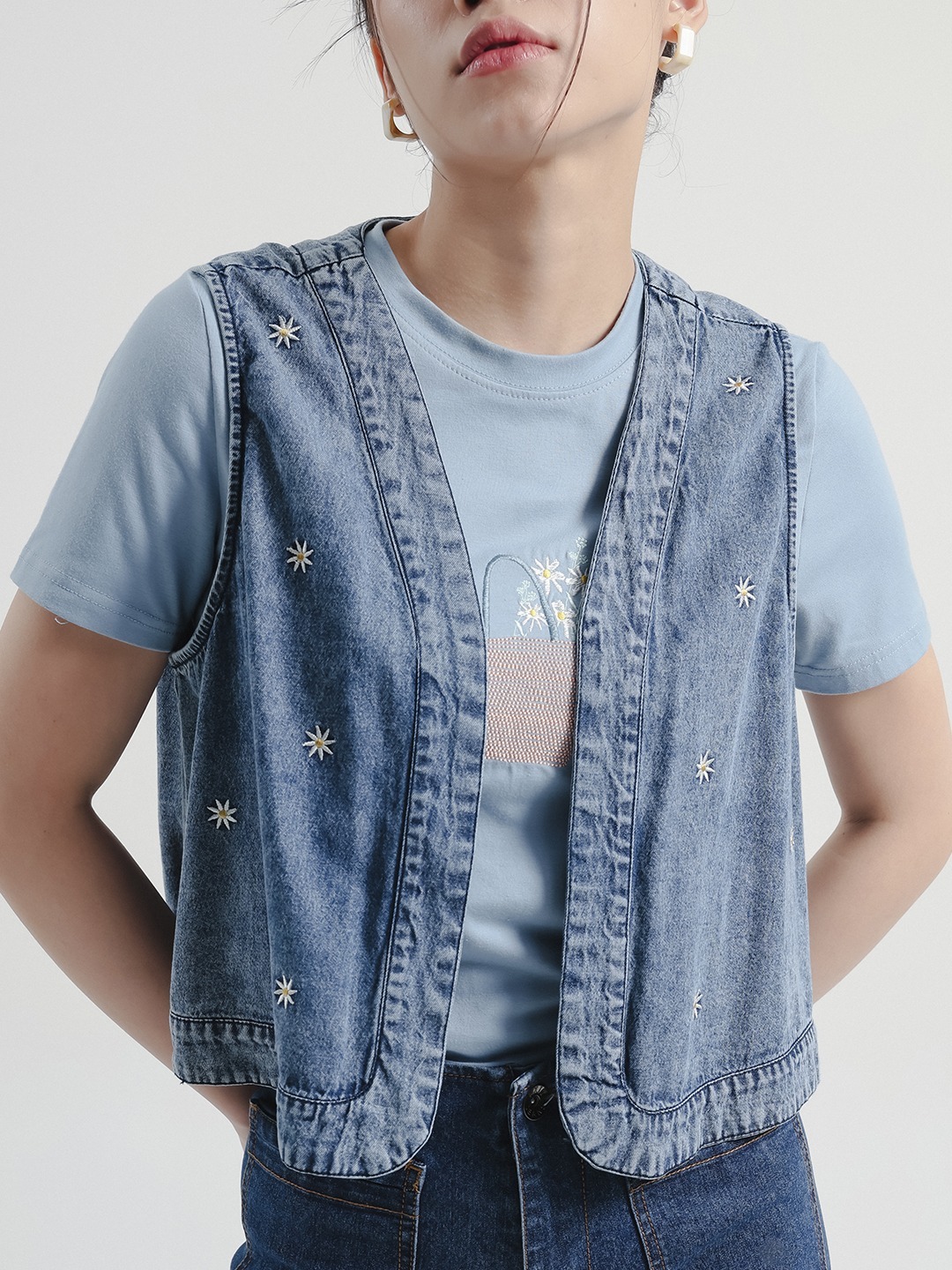 Lavine Denim Vest